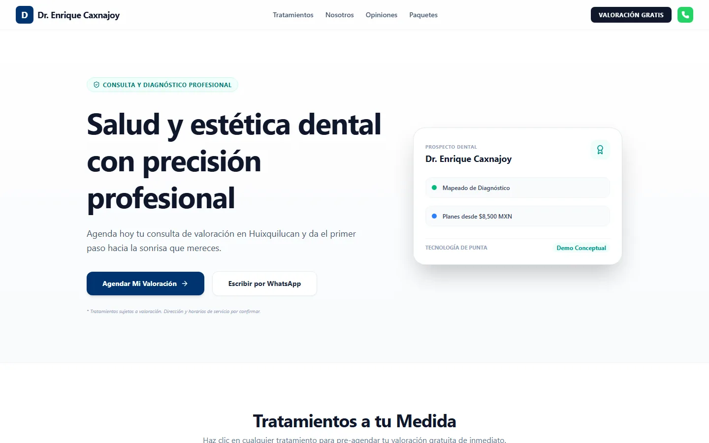Interfaz de Dentalprinter